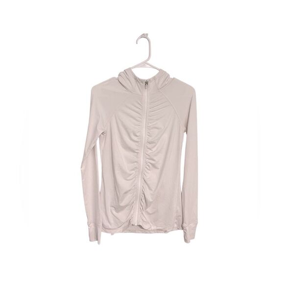 ATHLETA white full zip active jacket - Picture 2 of 10